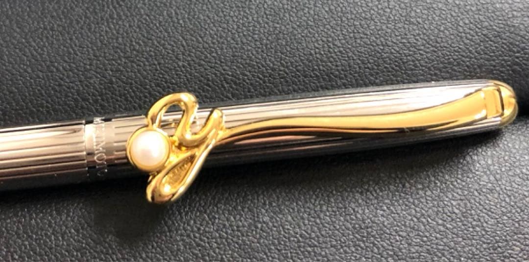 MIKIMOTO パール付き 置き時計、フォトフレーム、ボールペン 4点セット