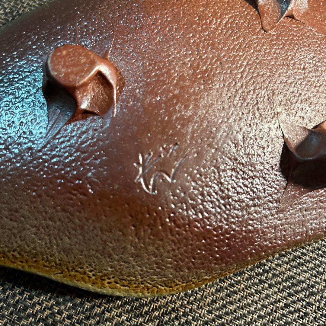 備前焼の皿　ぼた餅　2枚セット