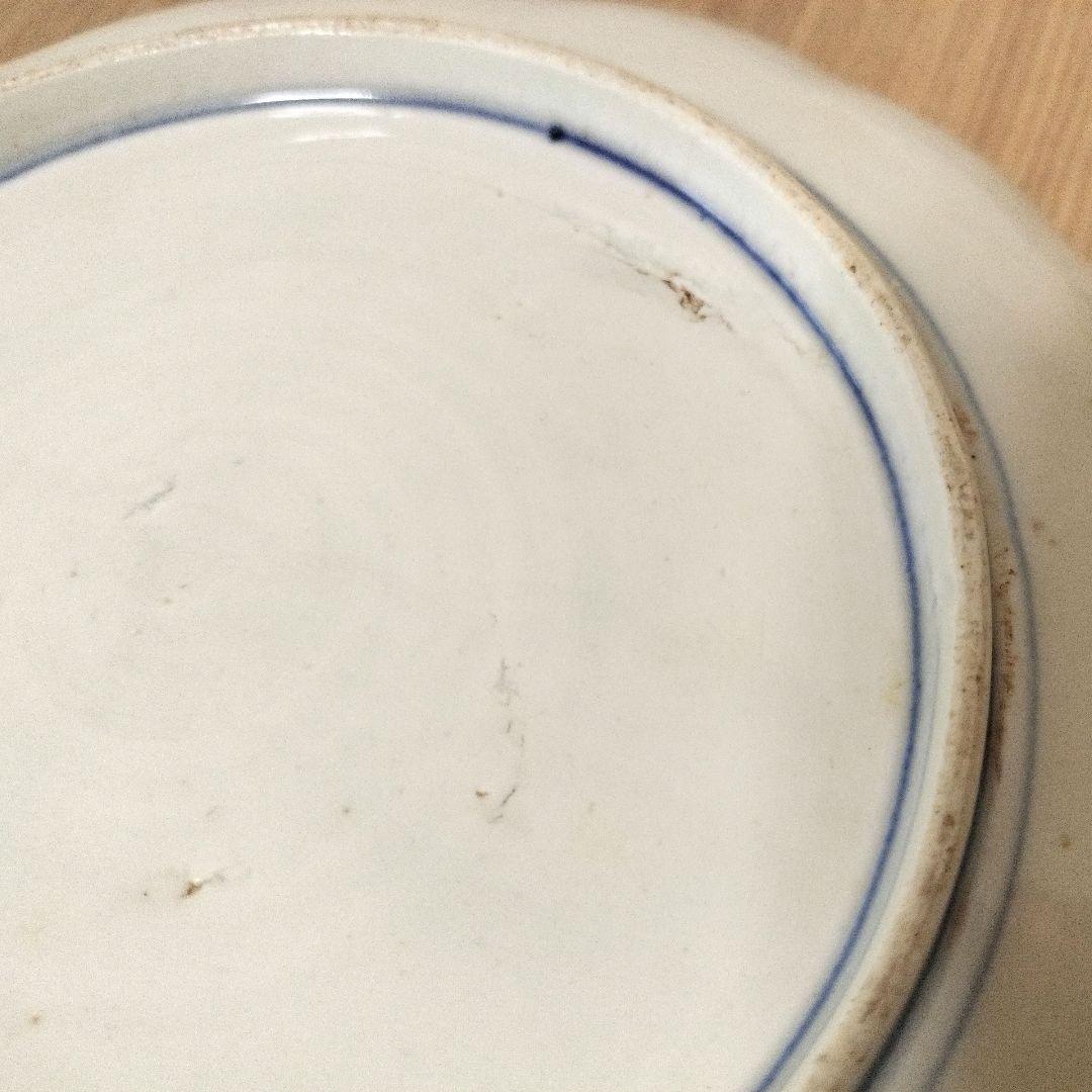 2枚組　色絵　唐獅子　花鳥文　七寸皿