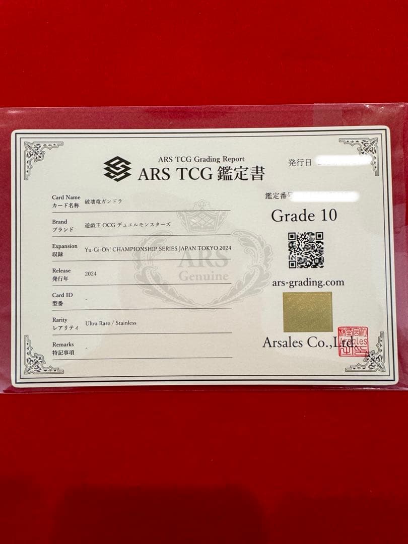 ★【ARS10】破壊竜ガンドラ　ステンレス　ycsj ☆世界2枚☆