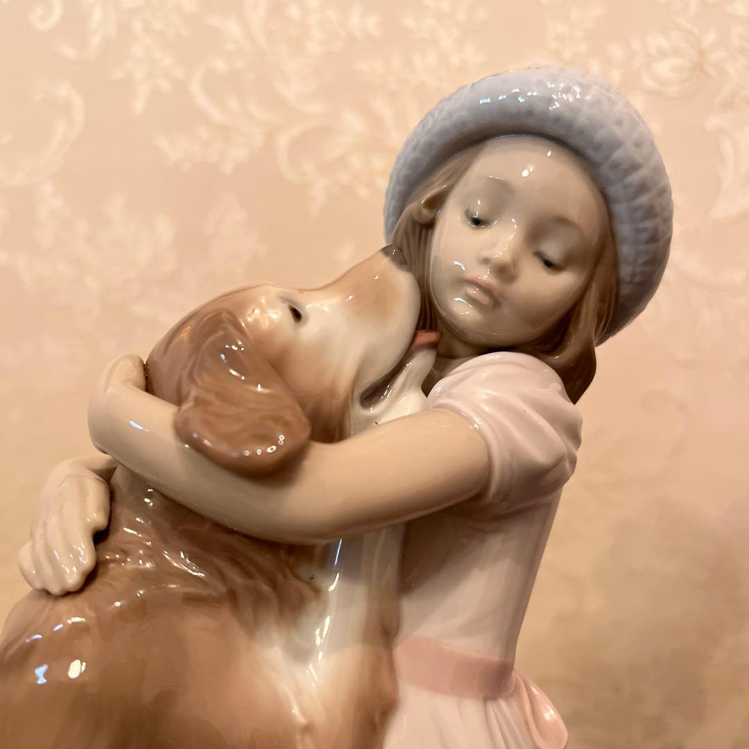 リヤドロ 待ってたよ　磁器フィギュア　美品