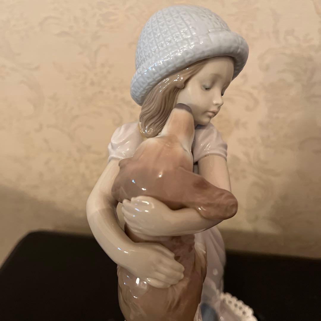 リヤドロ 待ってたよ　磁器フィギュア　美品