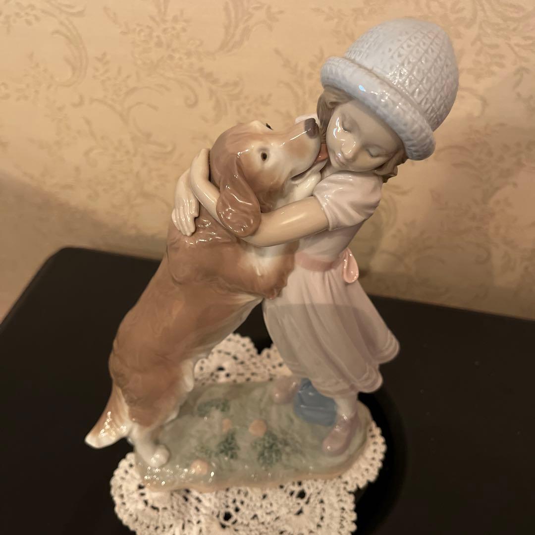 リヤドロ 待ってたよ　磁器フィギュア　美品