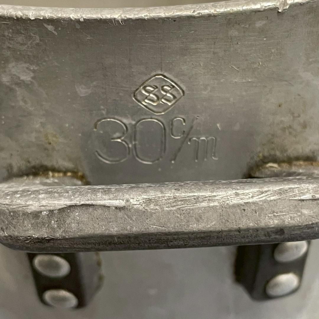 【厨房機器】 アルミ製 30cm 寸胴鍋 厨房 厨房機器 店舗 ① A1526