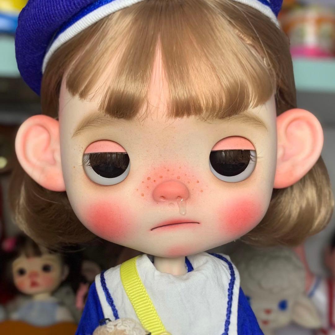 海外作家様 カスタムブライス まんまる 鼻水ちゃん 悪戯っ子 フルセット