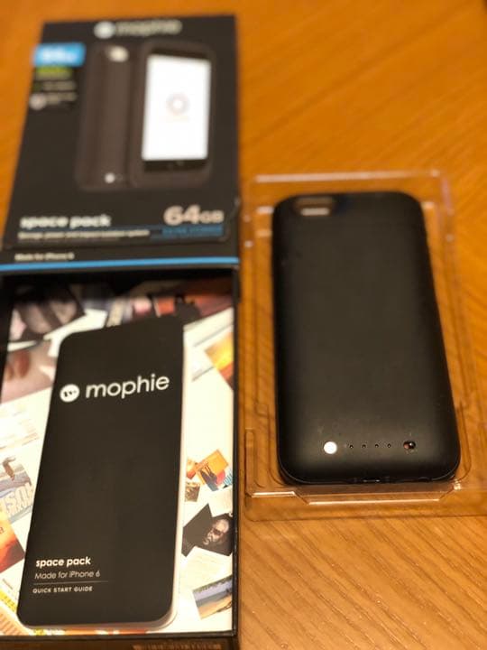 iPhone 6 ストレージ+バッテリー内蔵ケース mophie
