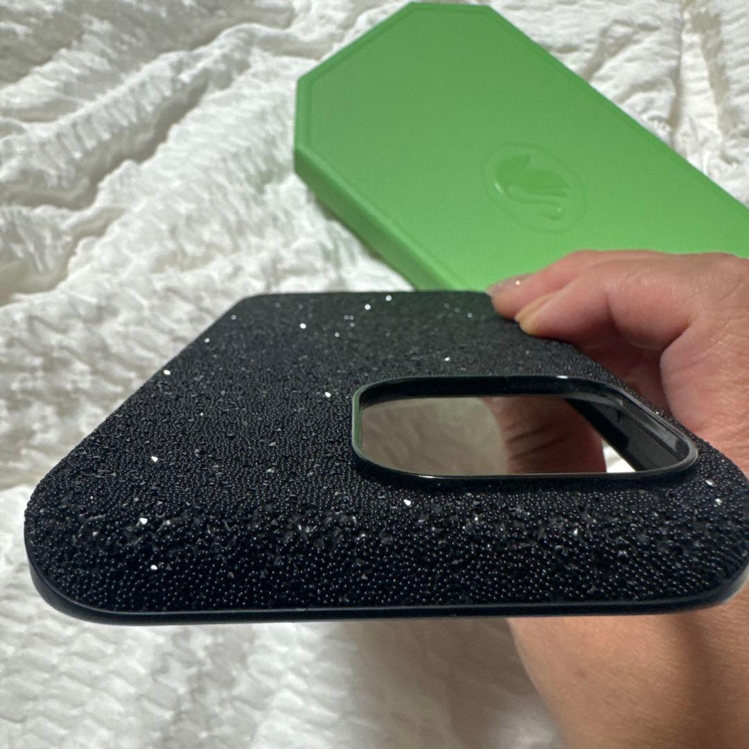 【SWAROVSKI】iPhone15promax ★スマートフォンケース★美品