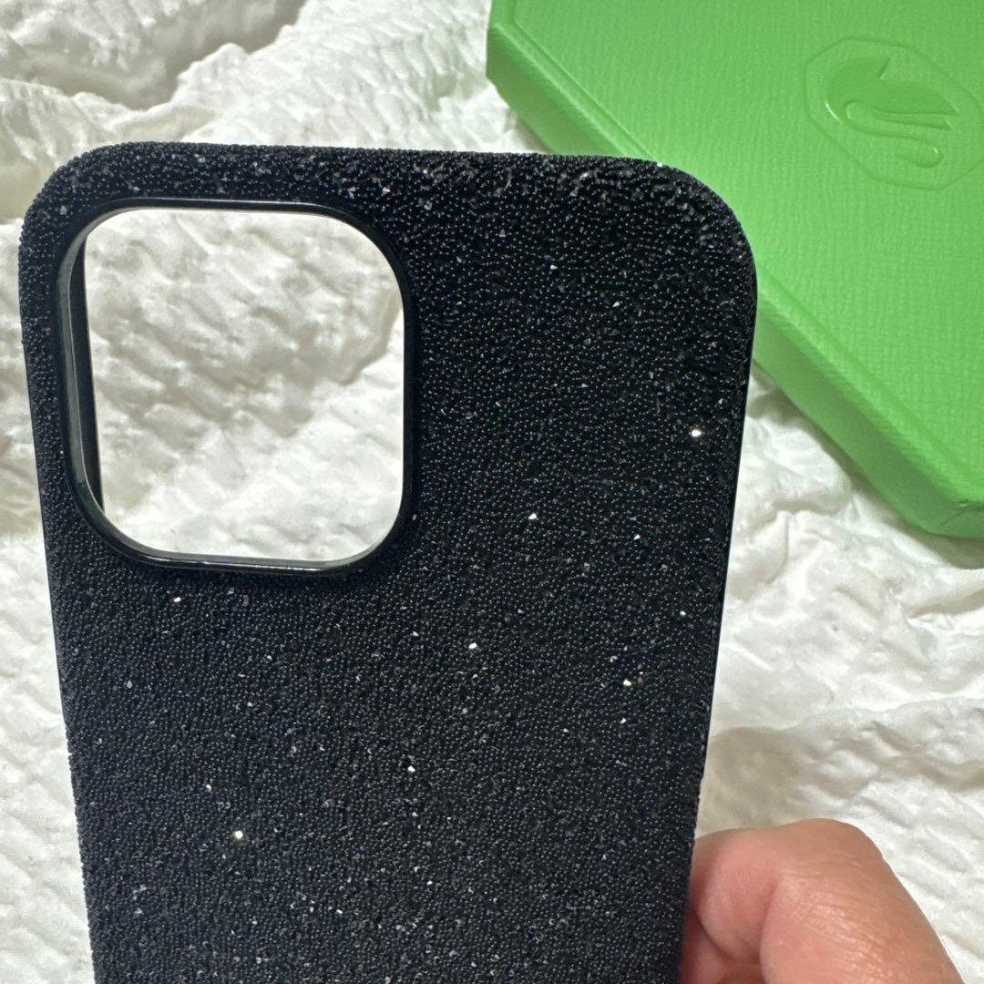 【SWAROVSKI】iPhone15promax ★スマートフォンケース★美品