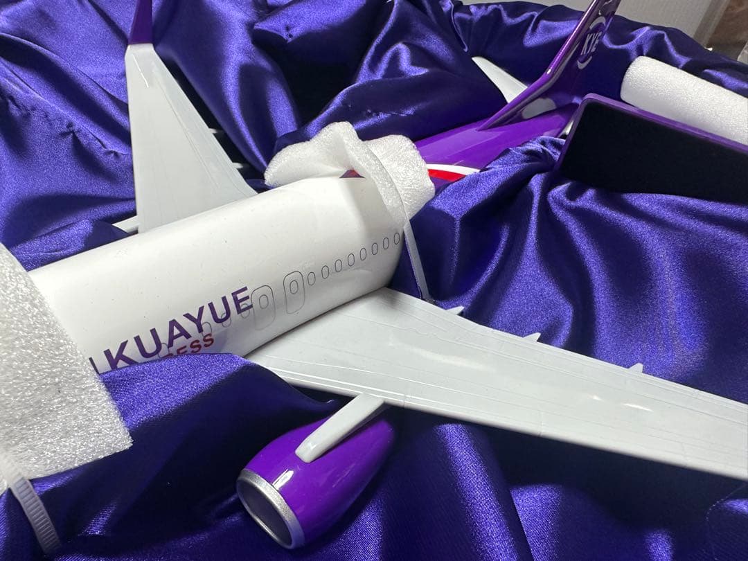 超大サイズ 飛行機模型 Kuayue航空 1/85 Boeing 737-800