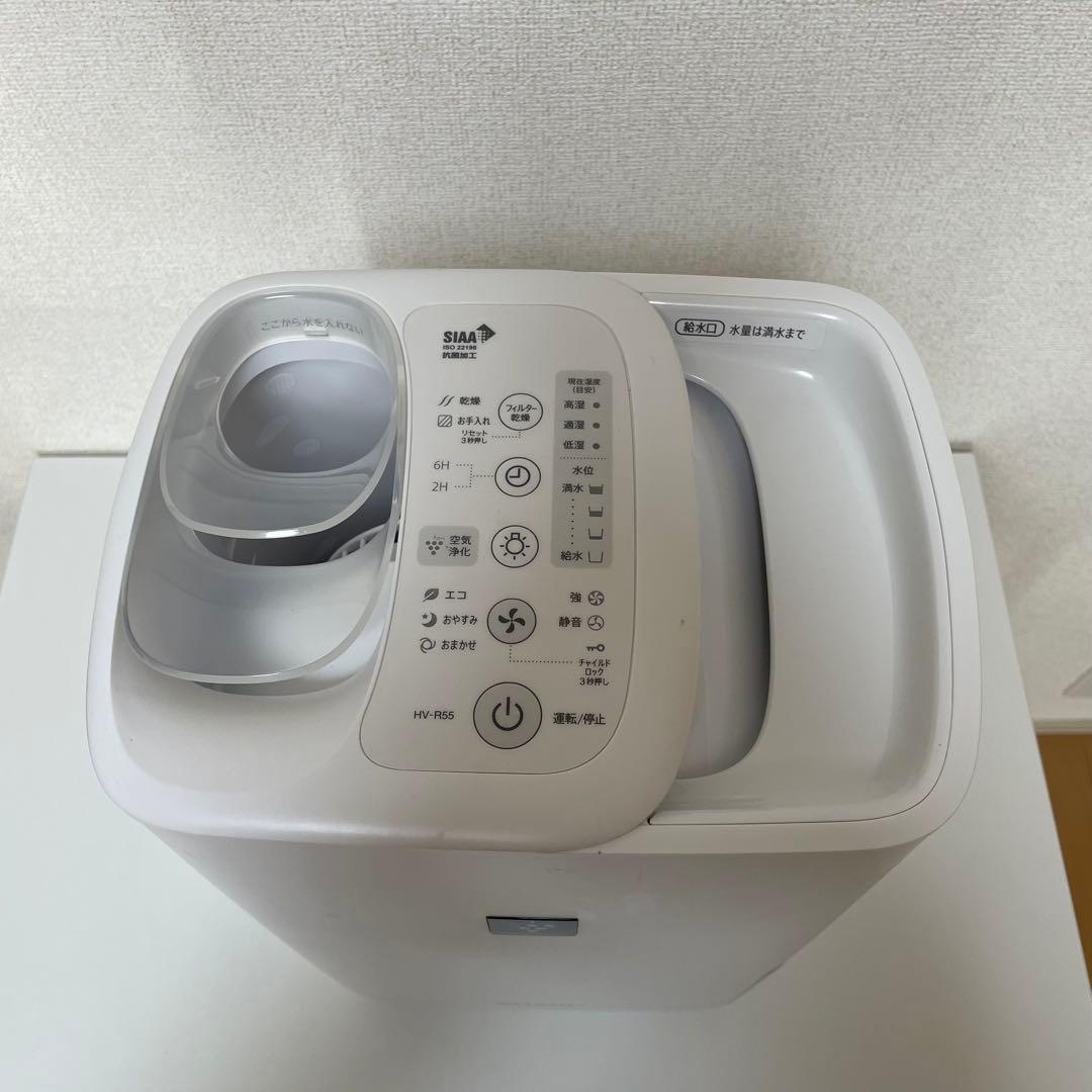 SHARP 加湿器HV-R55-W ホワイト 2023年製　[美品]