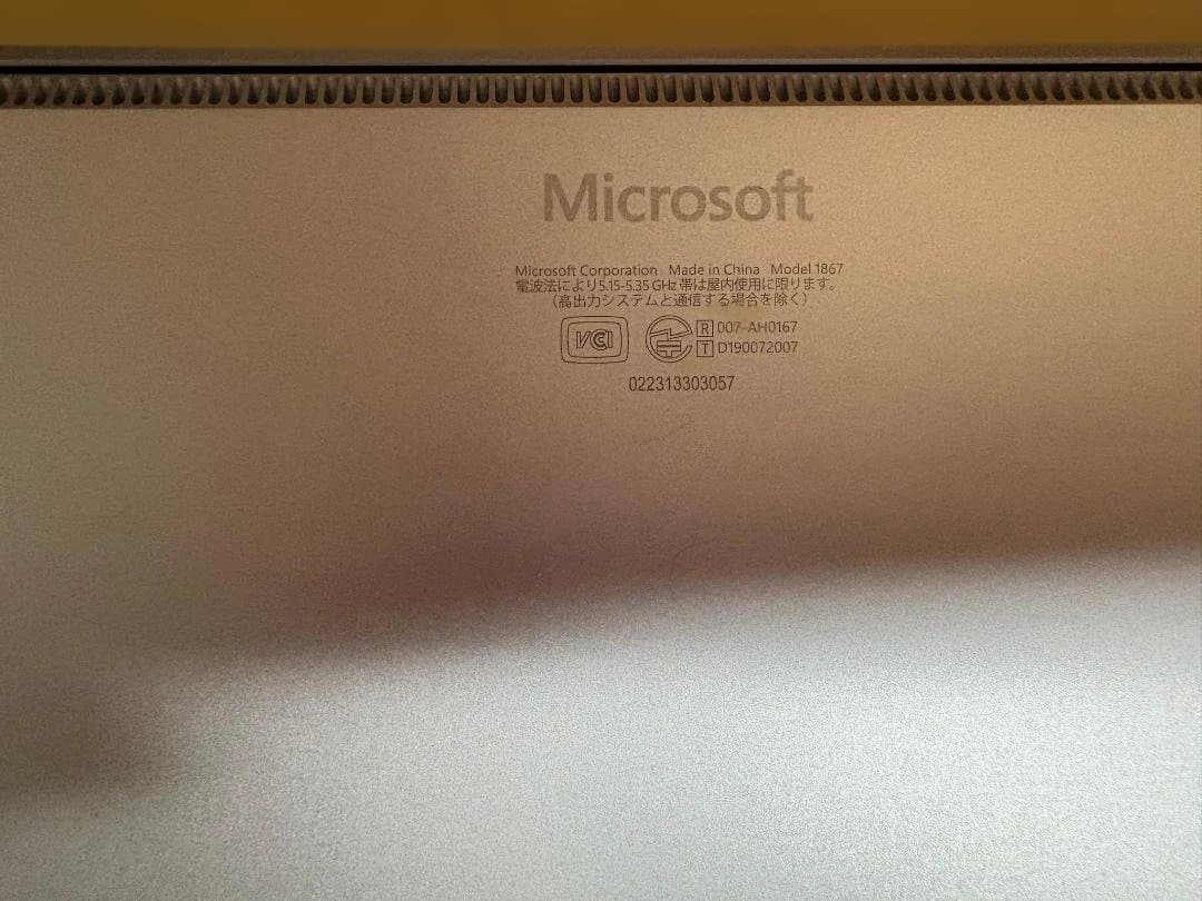 【ジャンク品】Microsoft Surface Laptop 3