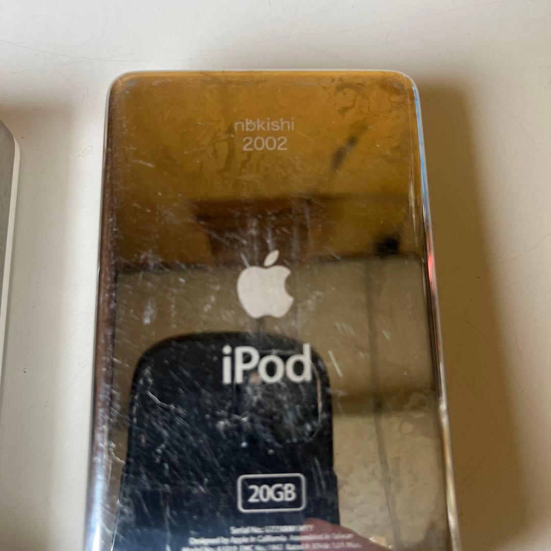ipod 10gb 2003 20gb 2002 ２台セット　動作未確認ジャンク
