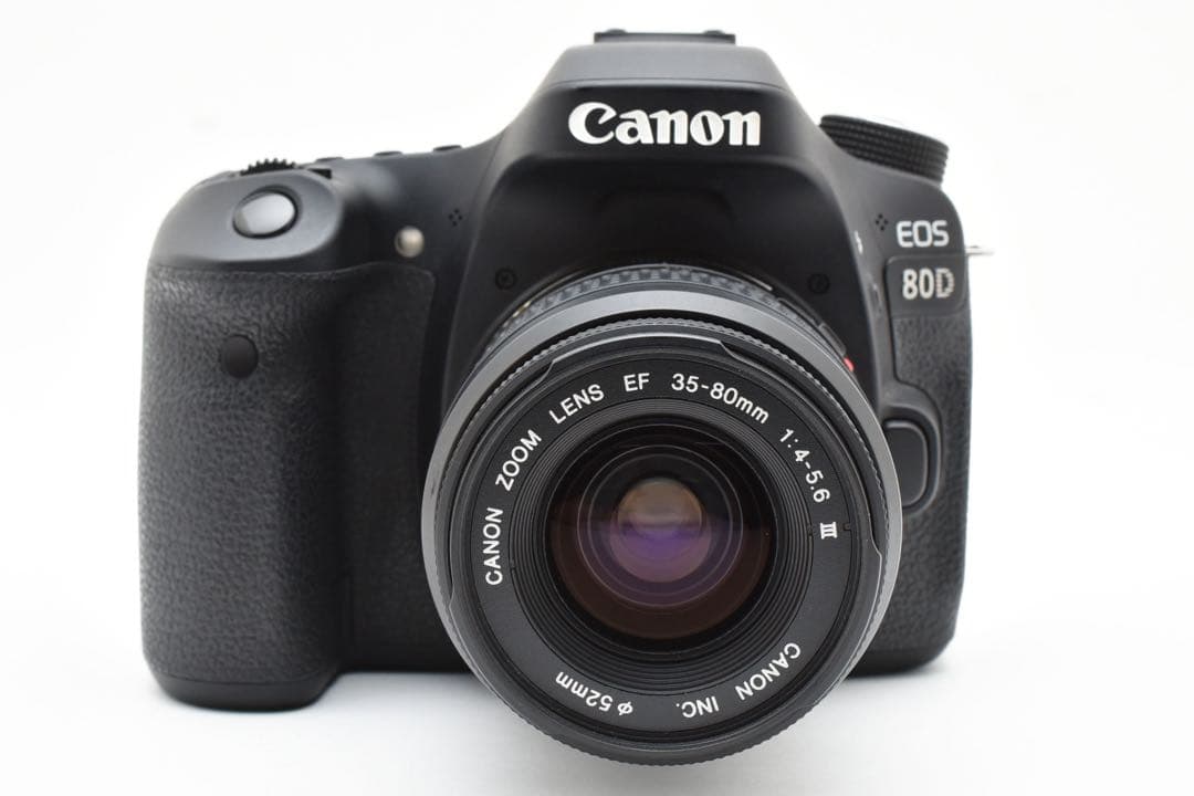 一眼レフカメラCanon EOS 80D標準レンズセット☆EF35-80mm