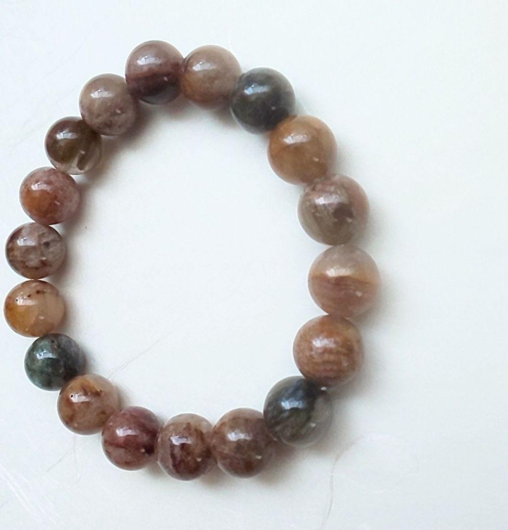 希少ガーデンルチル11.4mm 17cm パワーストーン