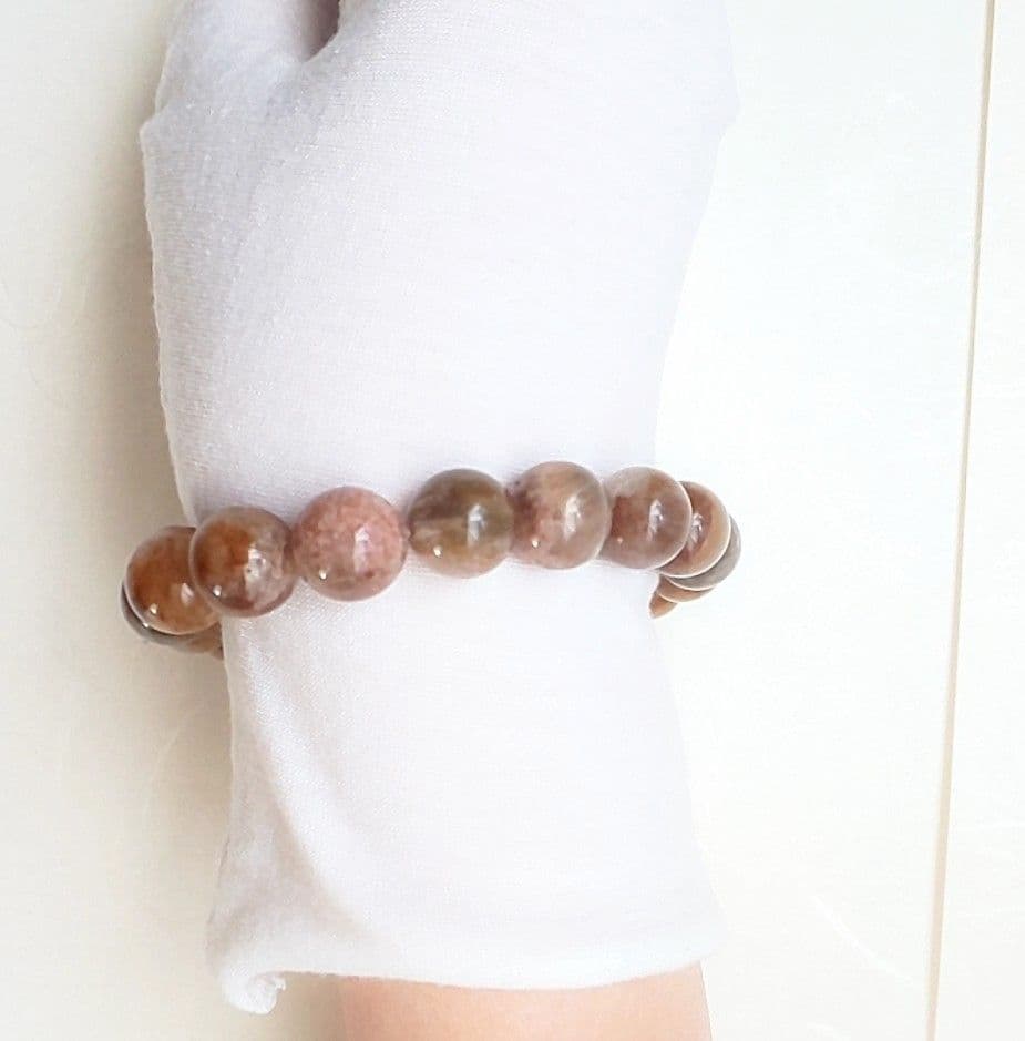 希少ガーデンルチル11.4mm 17cm パワーストーン