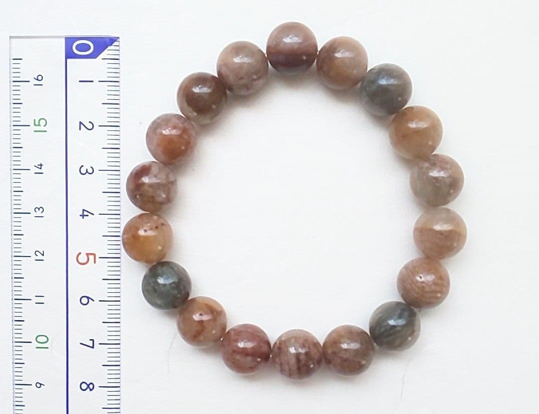 希少ガーデンルチル11.4mm 17cm パワーストーン