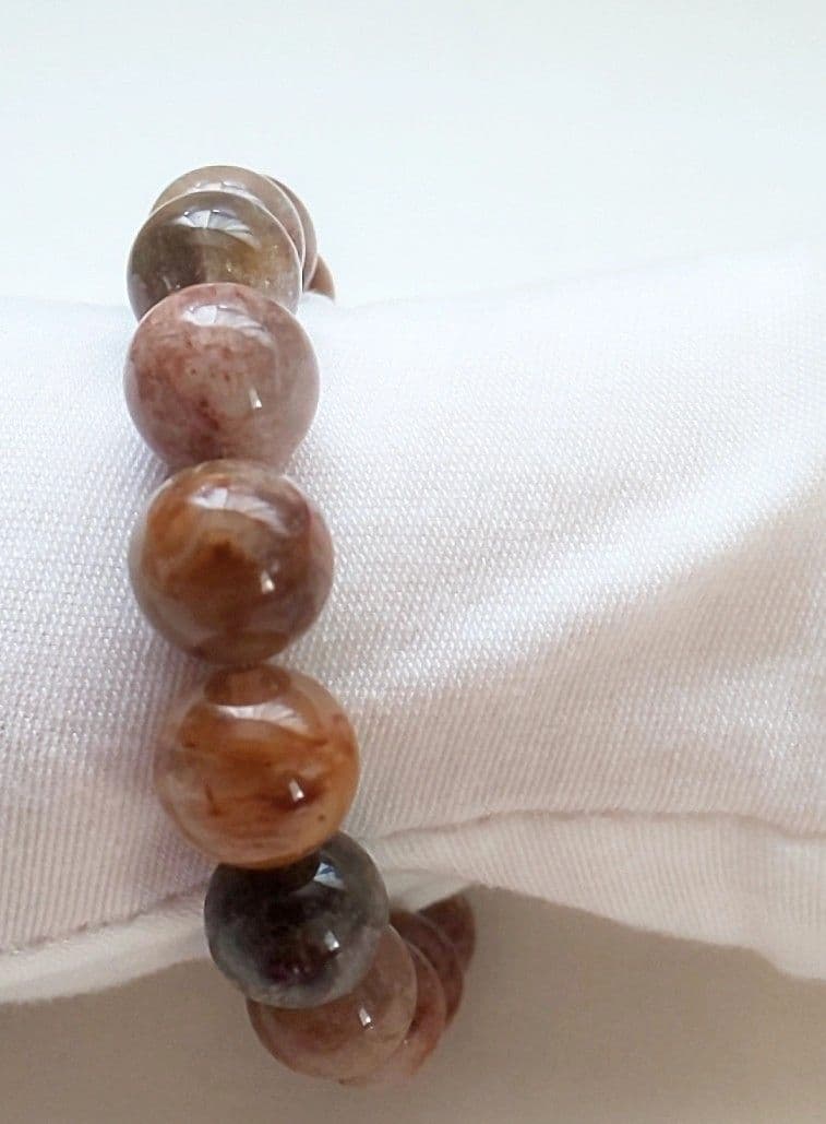 希少ガーデンルチル11.4mm 17cm パワーストーン