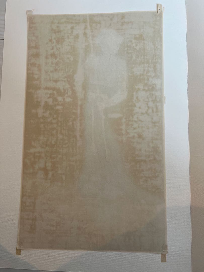 彩色木版刷　複製　童子図 法華寺蔵　明治