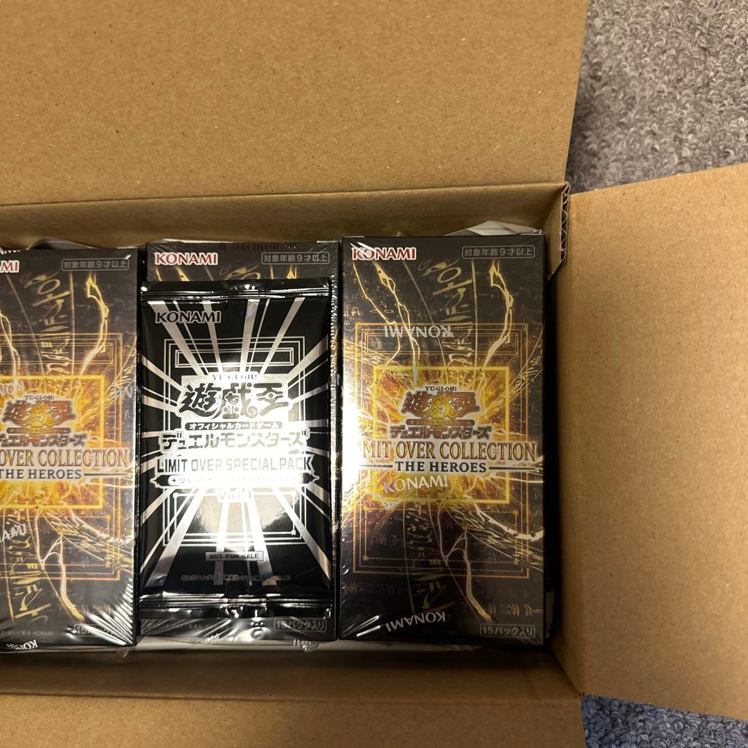 遊戯王LIMIT OVER COLLECTION THE HEROES 3box