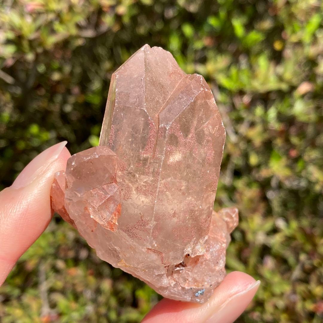 ルチルクォーツ 原石 ポイント クラスター