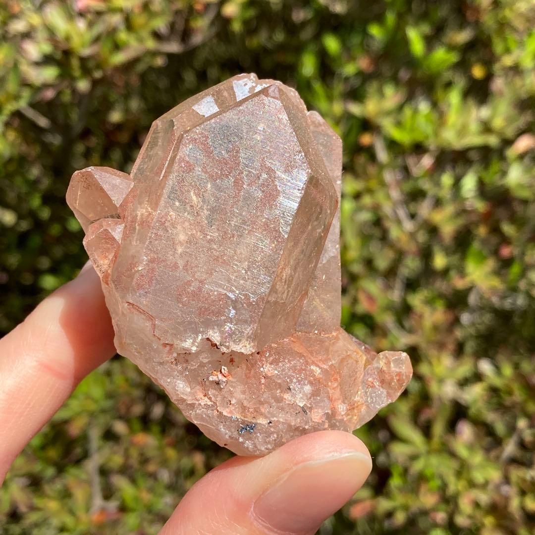 ルチルクォーツ 原石 ポイント クラスター