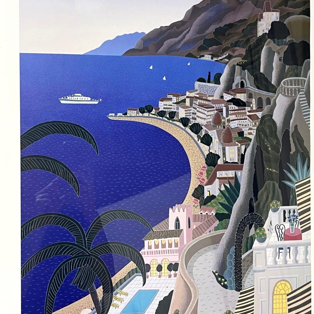 トーマスマックナイト RIVIERA COAST アート ポスター 風景画