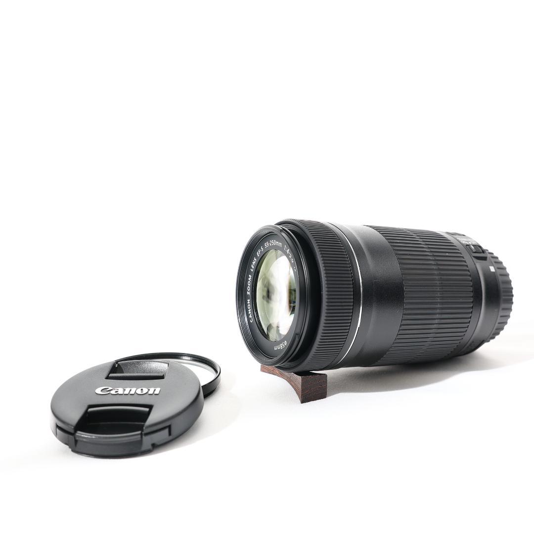 【新品級】canon EF-S 55-250mm IS STM 望遠レンズ ④