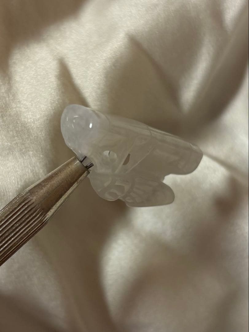 天然翡翠保証　根付など用