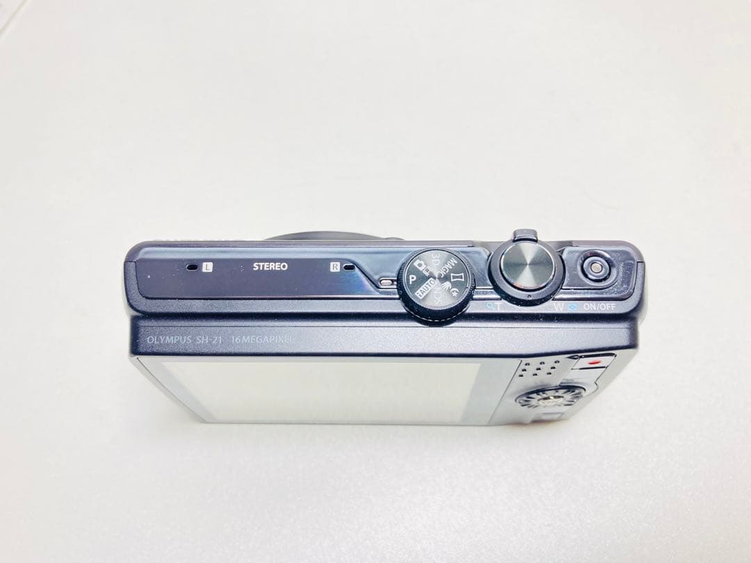 美品 OLYMPUS SH-21 コンパクトデジタルカメラ ブラック