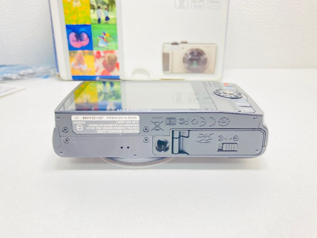 美品 OLYMPUS SH-21 コンパクトデジタルカメラ ブラック