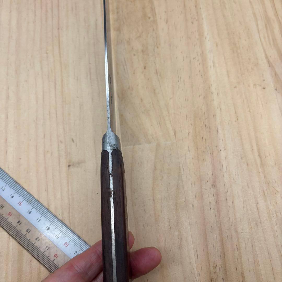 吉實　牛刀 包丁　日本鋼　刃渡り21cm