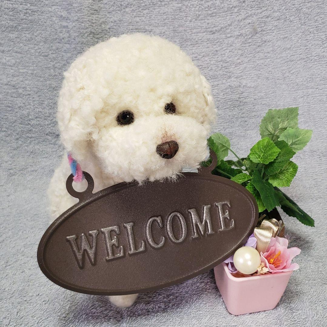 羊毛フェルト オーダー 「リアルで可愛いワンちゃん」トイプードル ぬいぐるみ