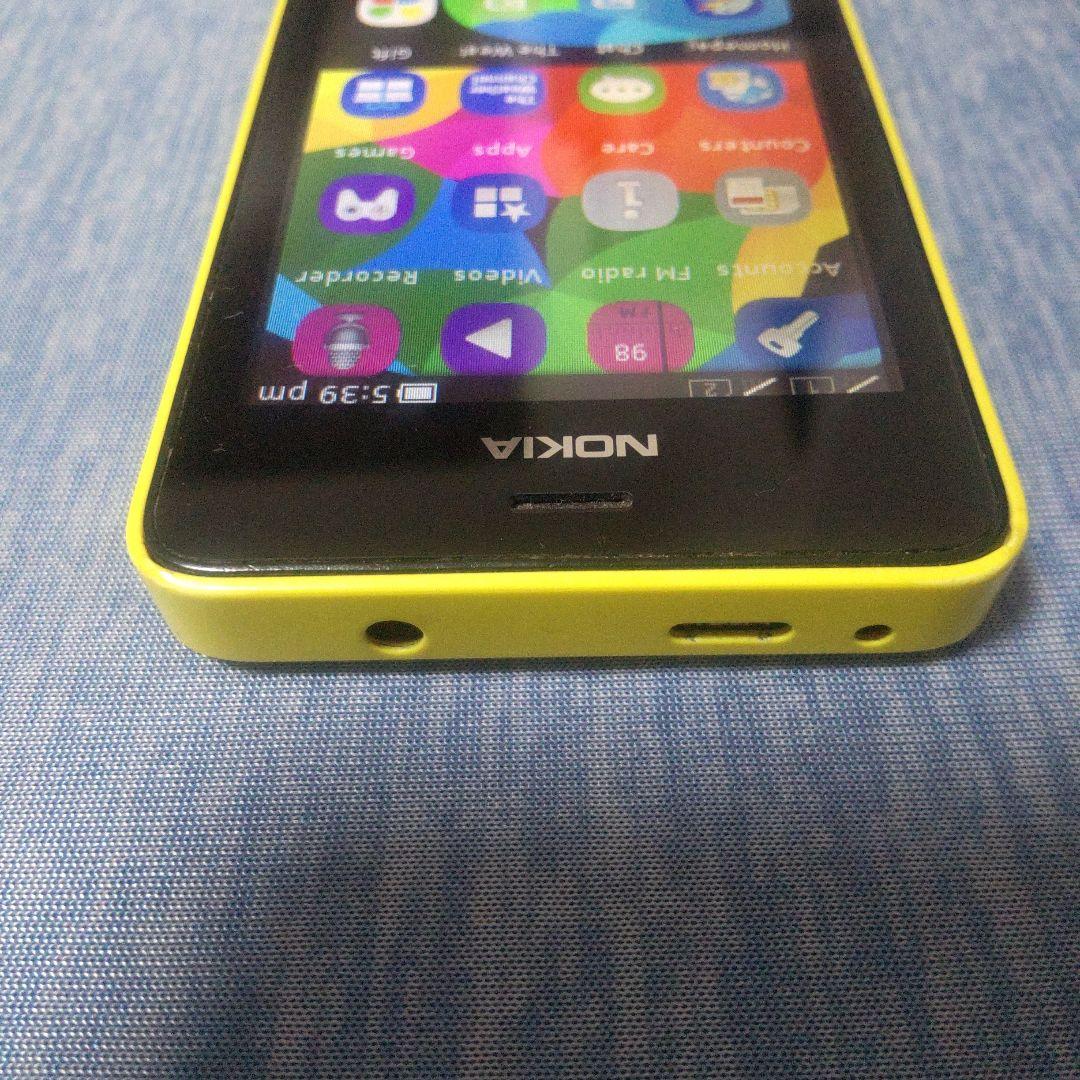 Nokia スマートフォン 本体 イエロー