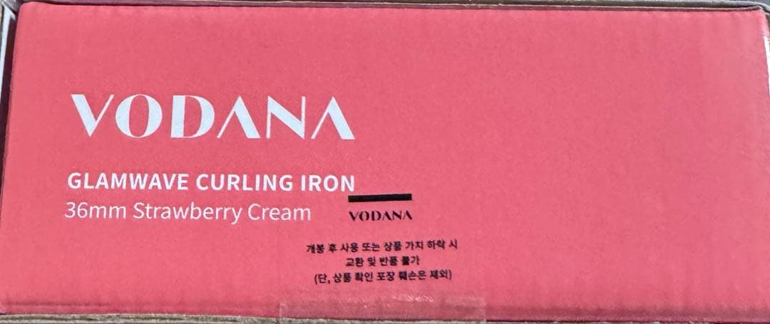 お値下げしました！VODANA ウェーブアイロン 36mm ②