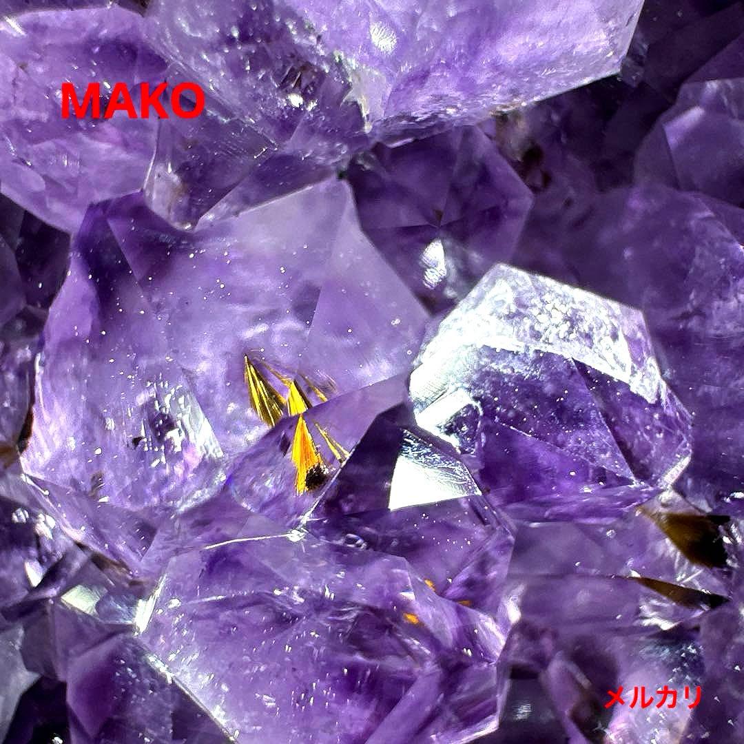 M1603☆アメジストクラスター3.6Kg☆天然石　原石