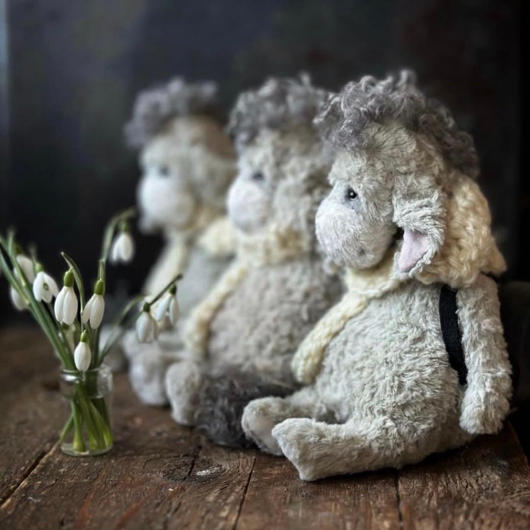 しょんぼりロバさん アーティストベア 驢馬 テディベア ぬいぐるみ 海外作家様