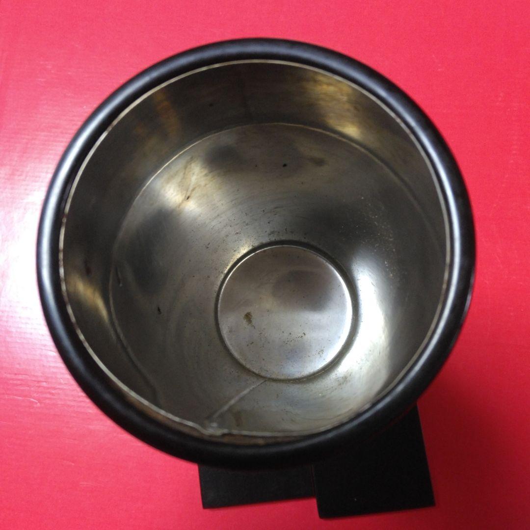 花器・花瓶・丸花生け・漆塗り・台座付き