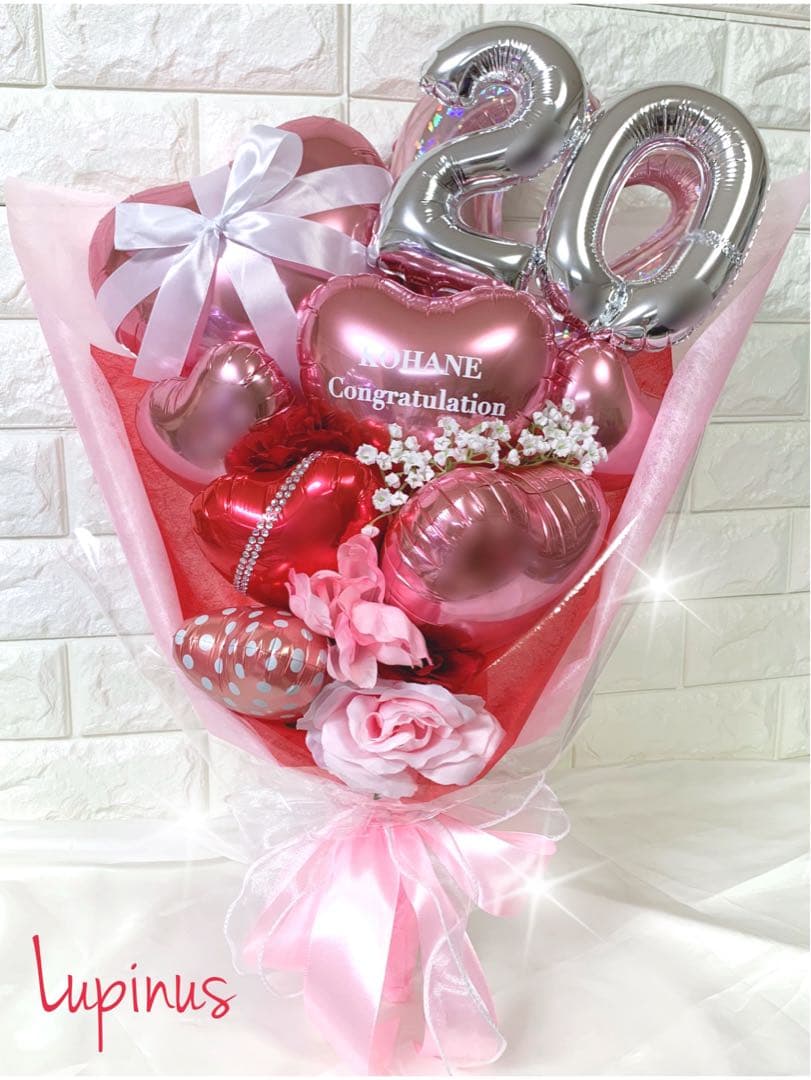 オーダー PINK バルーンアレンジ  推し活 生誕祭 ライブ 卒業式 成人式