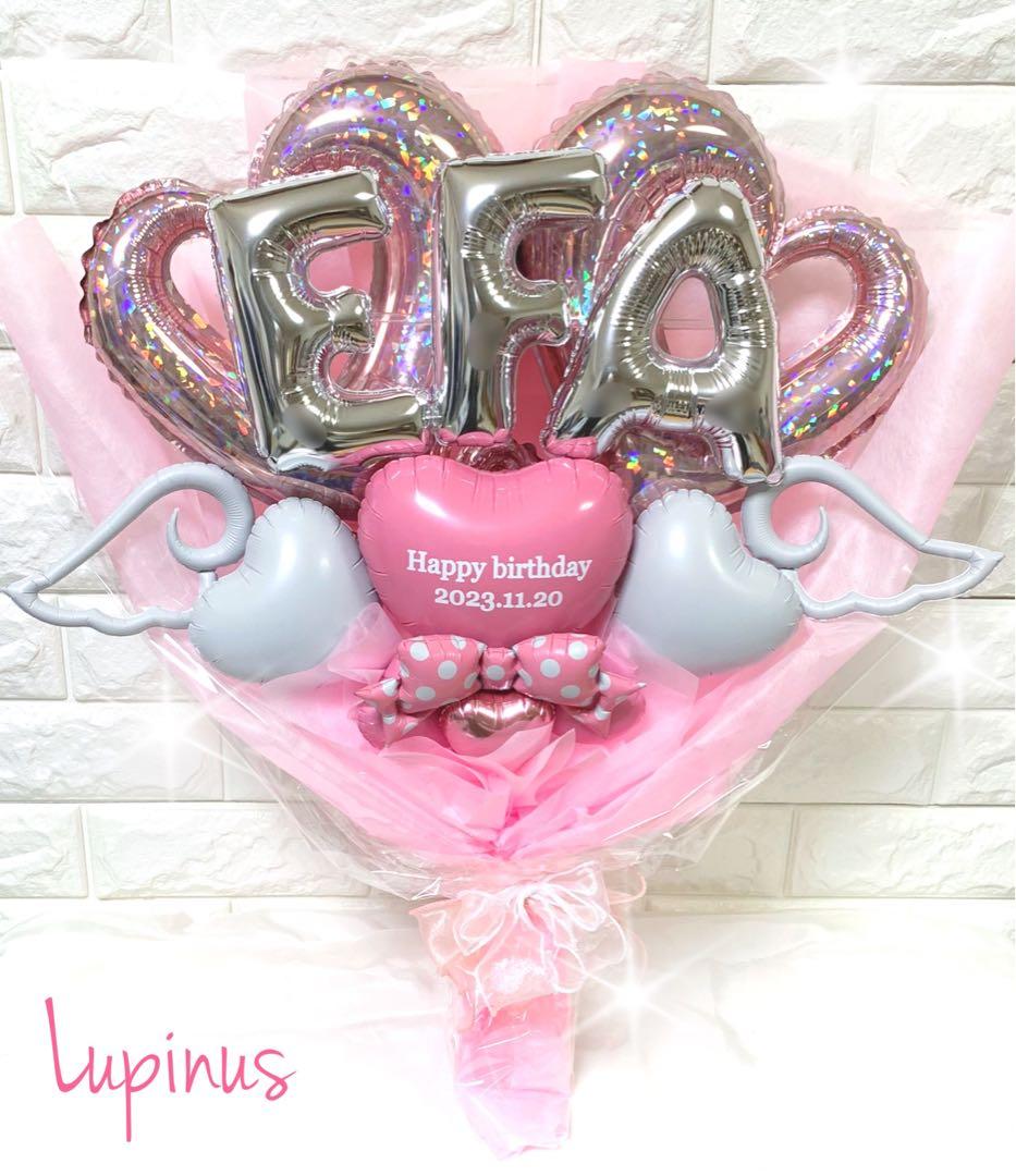 オーダー PINK バルーンアレンジ  推し活 生誕祭 ライブ 卒業式 成人式