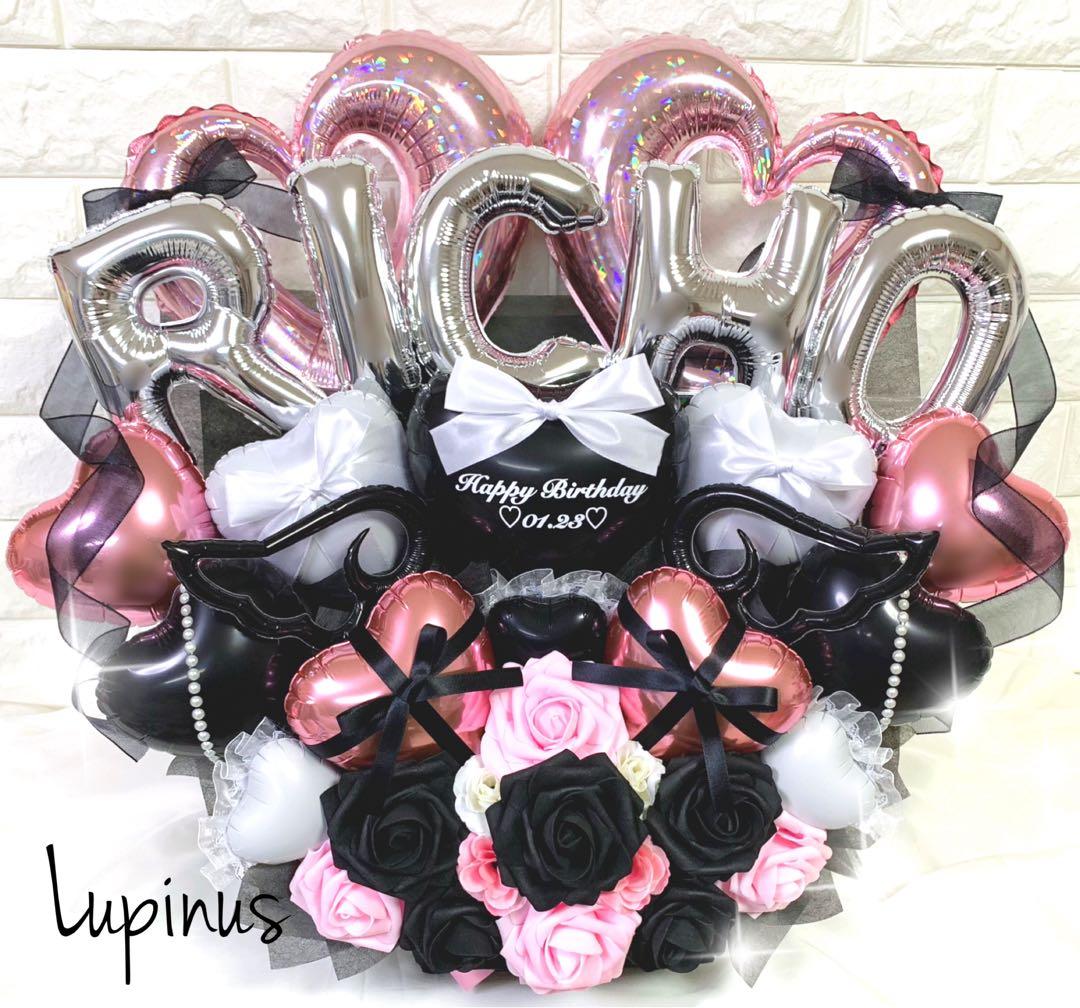 オーダー PINK バルーンアレンジ  推し活 生誕祭 ライブ 卒業式 成人式