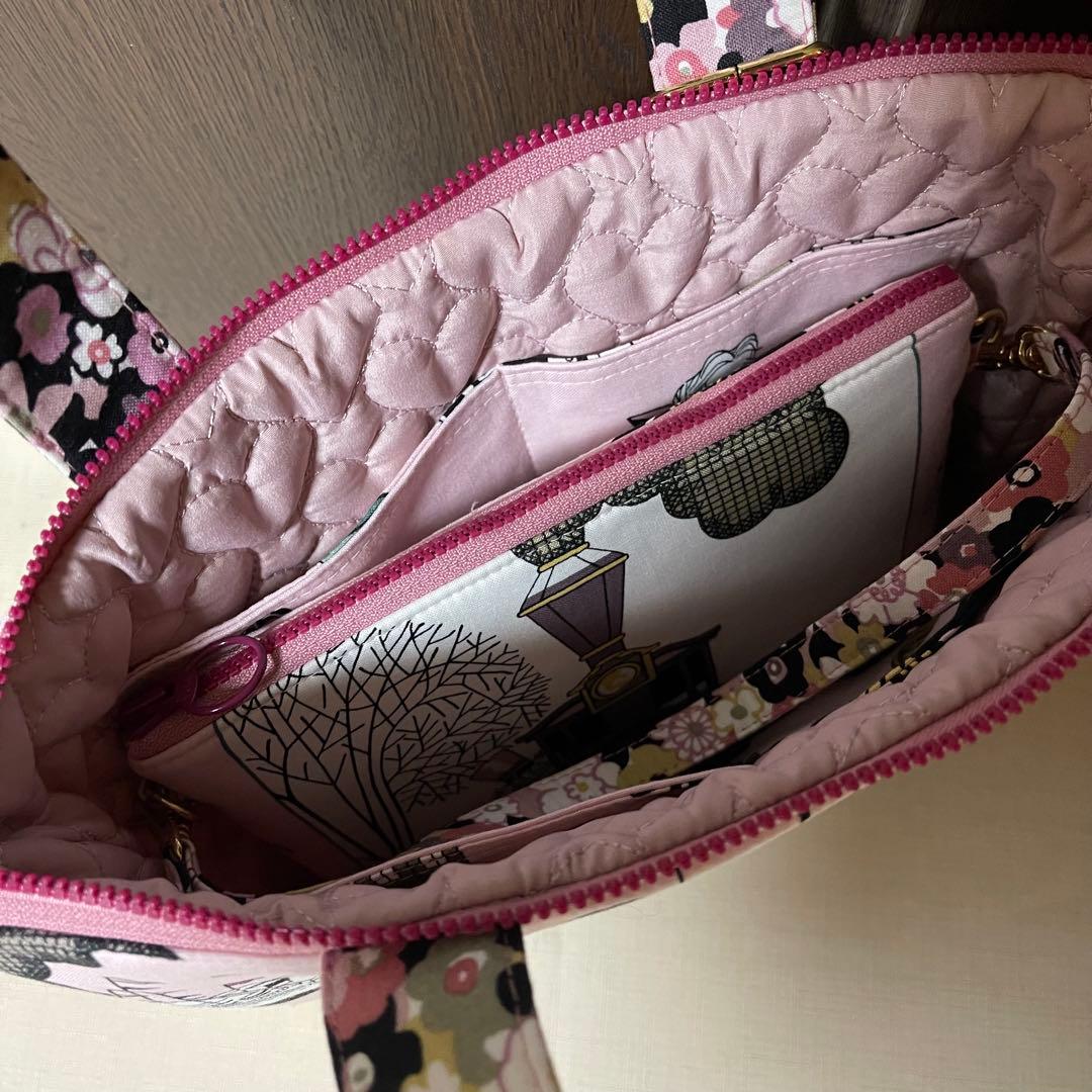 ♡ゲッタウェイピンクで2個♡ハンドメイド　アレキサンダーヘンリー