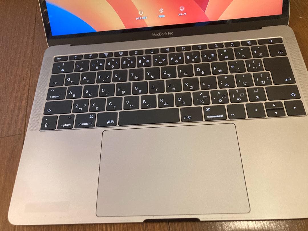【ジャンク】MacBook Pro 2017 バッテリー/USB-C難あり