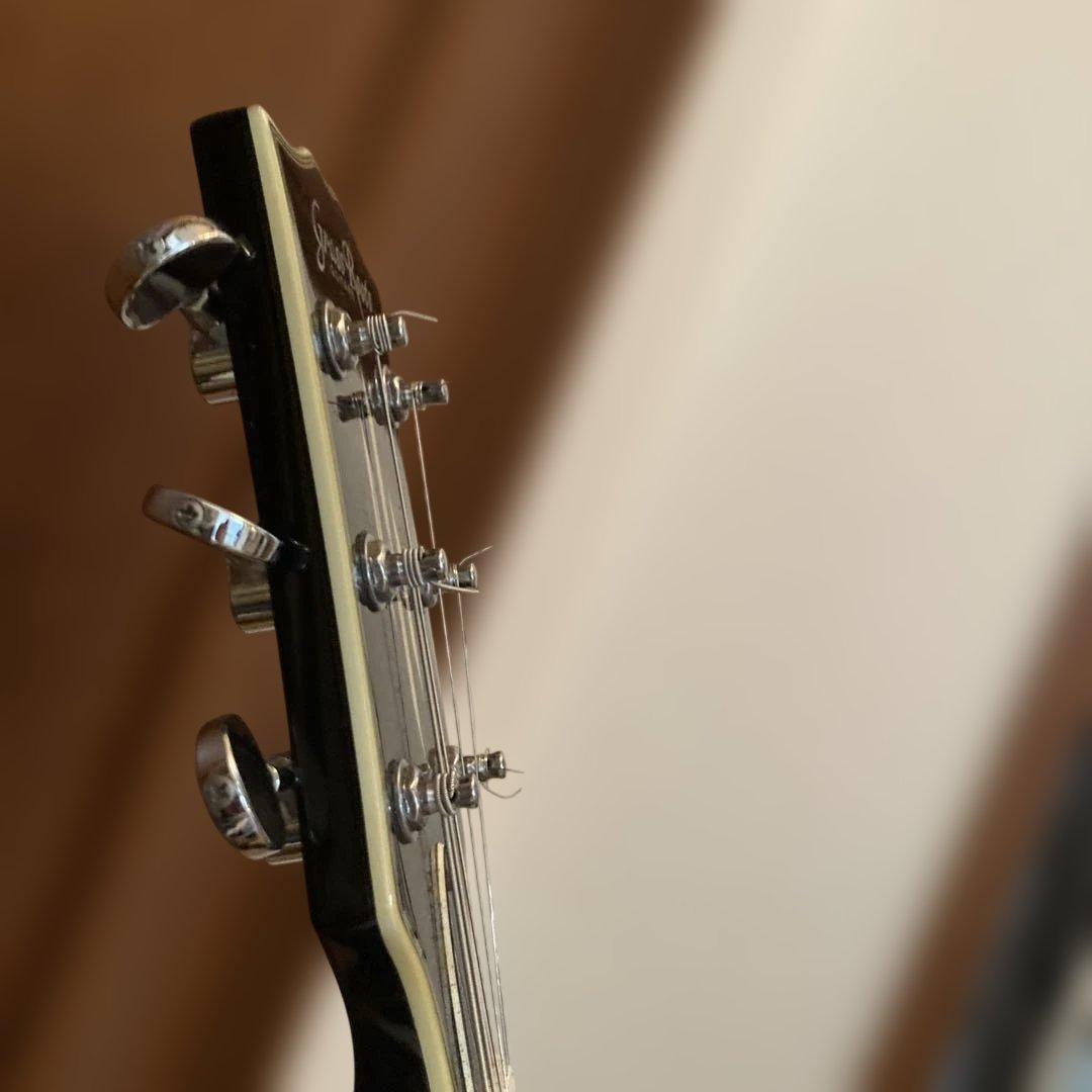 GrassRoots ブラックレスポールカスタム ジョンサイクス