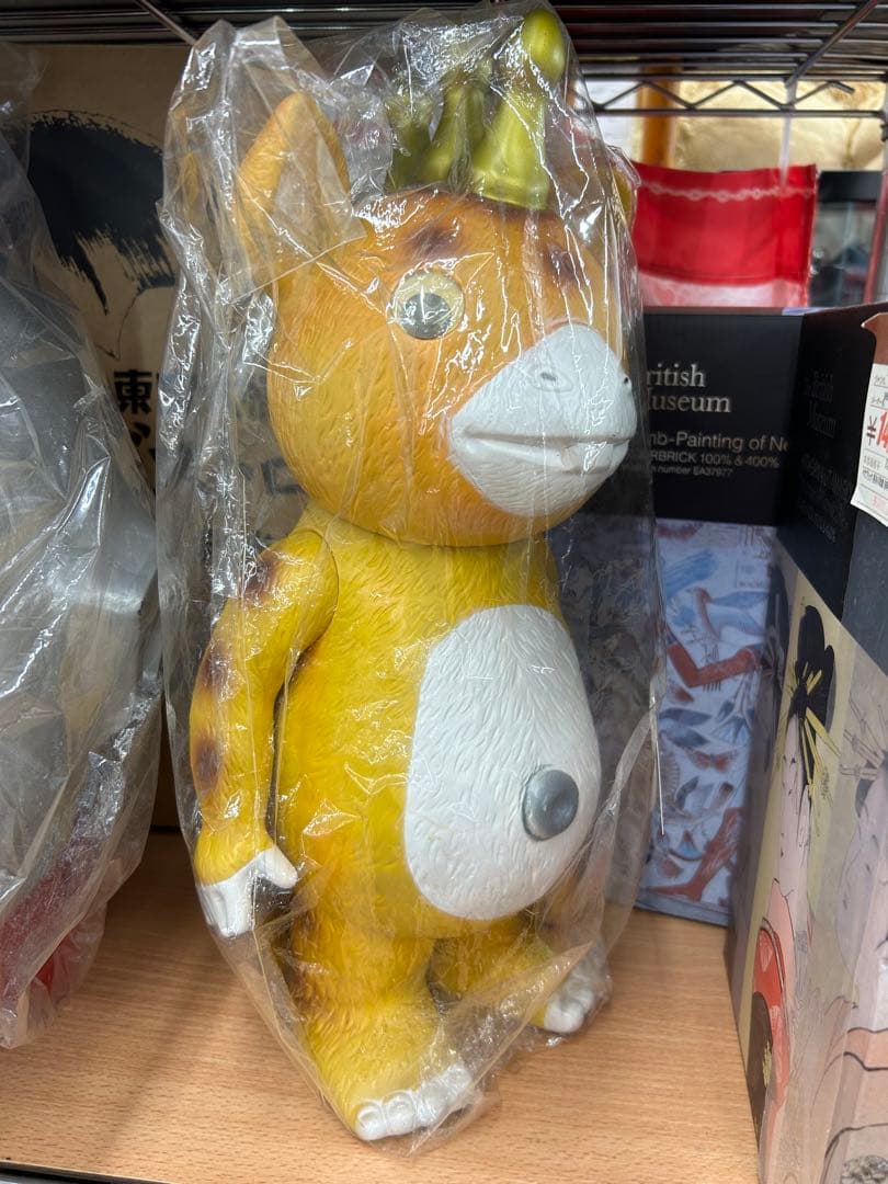 イヌクマ★ジャイアント快獣ブースカ 黄色×茶　ウルトラQ ラーメン大好きマルサン