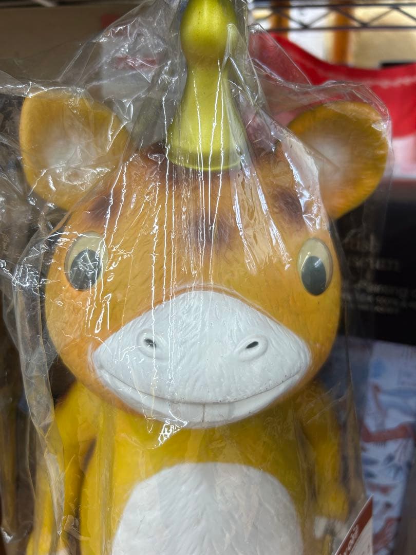 イヌクマ★ジャイアント快獣ブースカ 黄色×茶　ウルトラQ ラーメン大好きマルサン