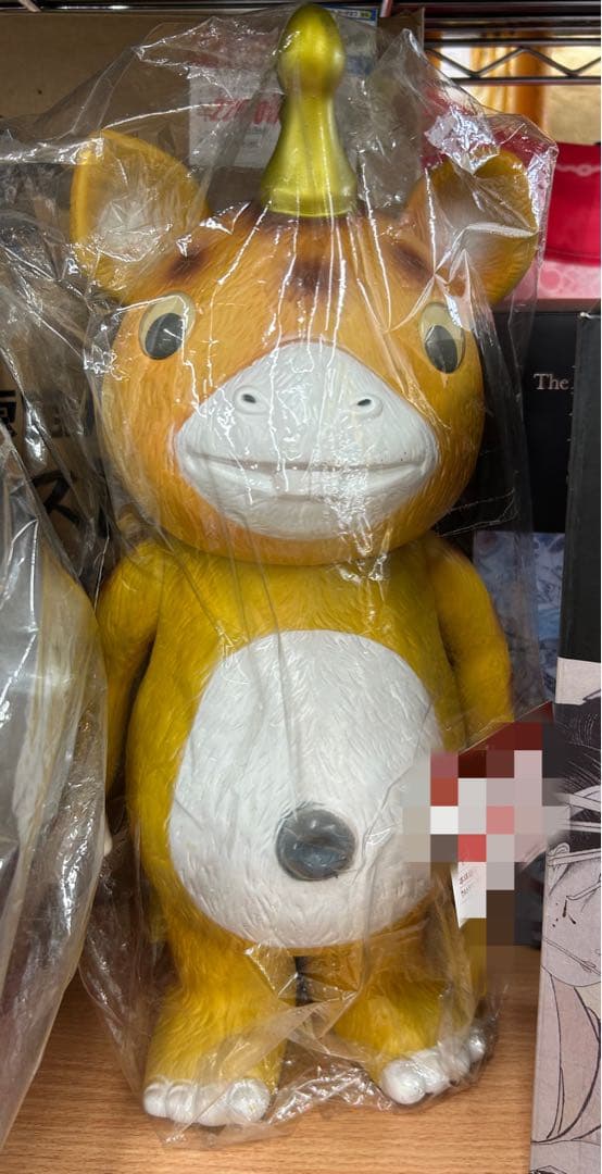 イヌクマ★ジャイアント快獣ブースカ 黄色×茶　ウルトラQ ラーメン大好きマルサン