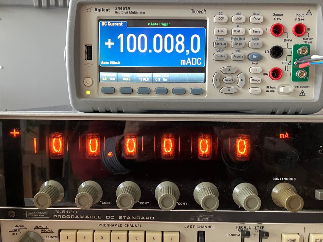 TR6120　プログラマブル標準直流電圧/電流発生器