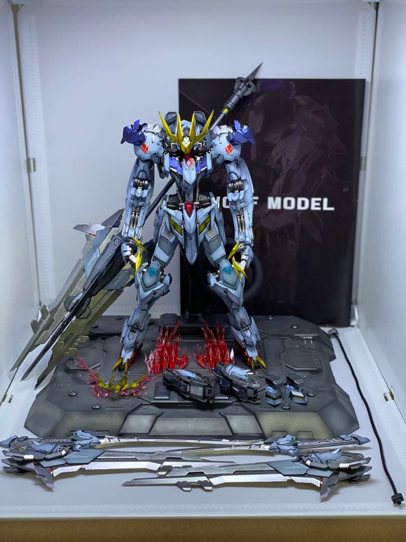 WOLF MODEL 1/100 「狼王」バルバトスルプスレクス 全塗装　完成品