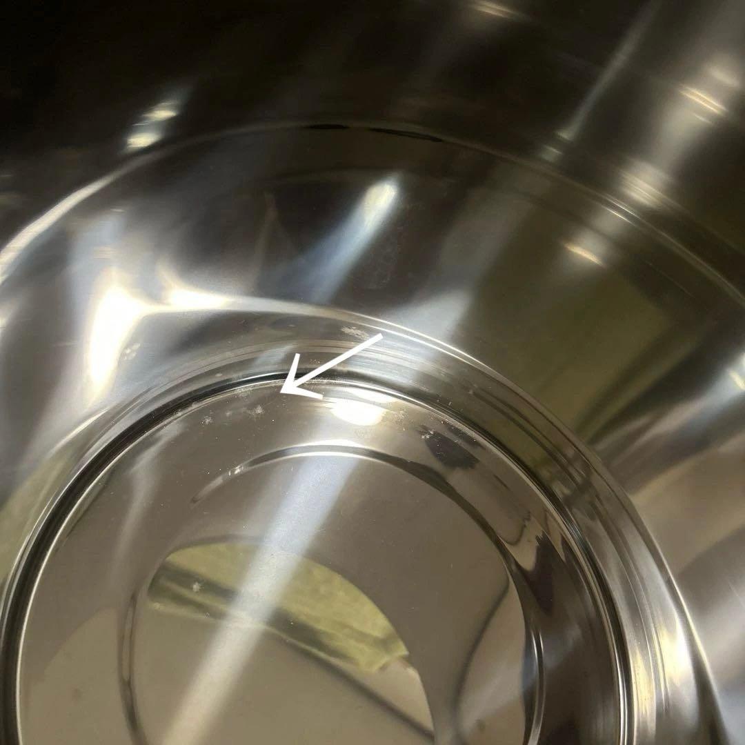 業務用 厚手18-8ステン寸胴鍋 20L 3.1kg 蓋付き 24cm