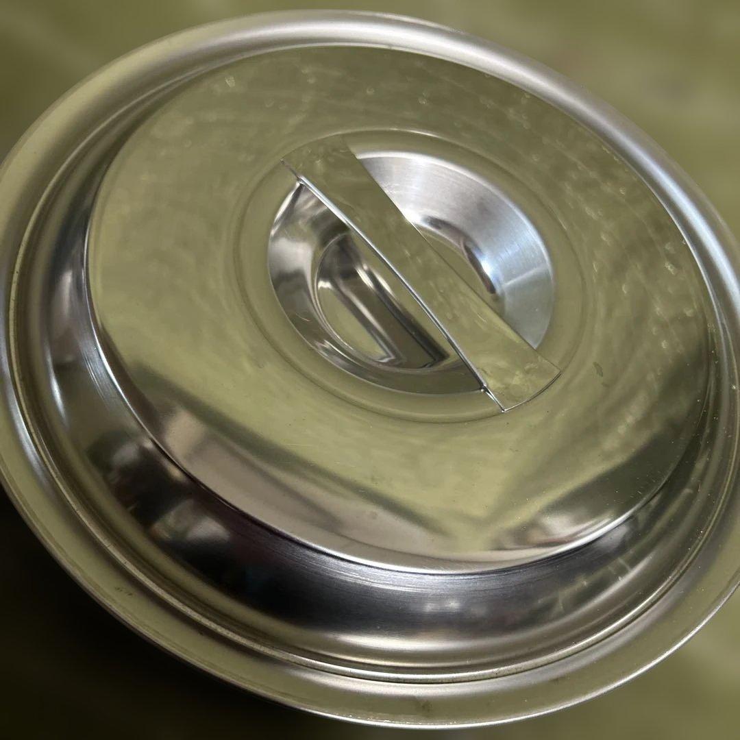 業務用 厚手18-8ステン寸胴鍋 20L 3.1kg 蓋付き 24cm